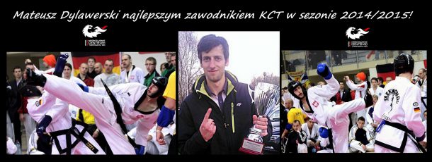 Mateusz Dylawerski najlepszym zawodnikiem KCT w sezonie 2014/2015!
