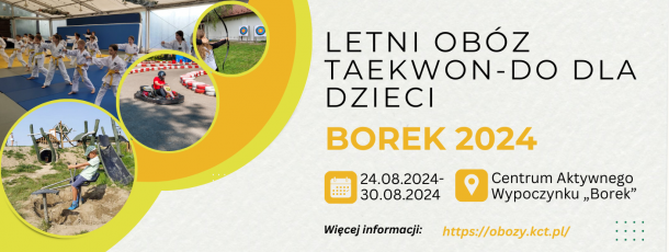 Letni obóz Taekwon-do – Borek II Turnus