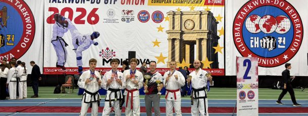 Mistrzostwa Europy GTF Union w Mołdawii – złoto, srebro i brąz dla KCT!